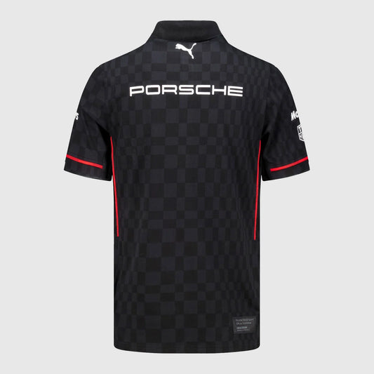 Porsche Motorsport Replica Team Polo Shirt Black
