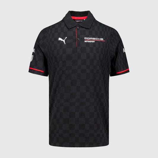 Porsche Motorsport Replica Team Polo Shirt Black