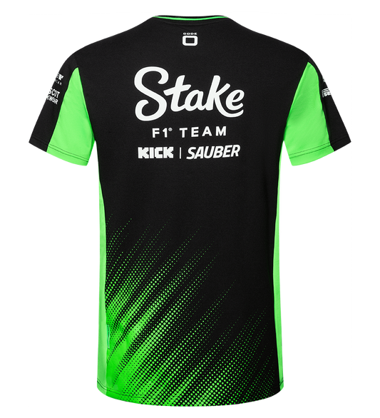 Stake F1 Kick Sauber Team Tee Shirt 2025 Black
