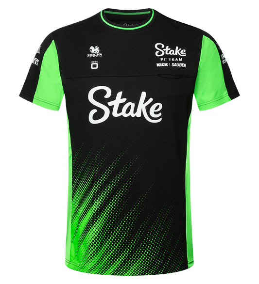 Stake F1 Kick Sauber Team Tee Shirt 2025 Black