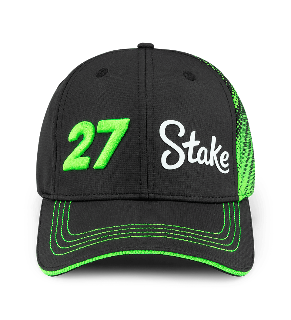 Stake F1 Kick Sauber Nico Hülkenberg Driver Hat Black