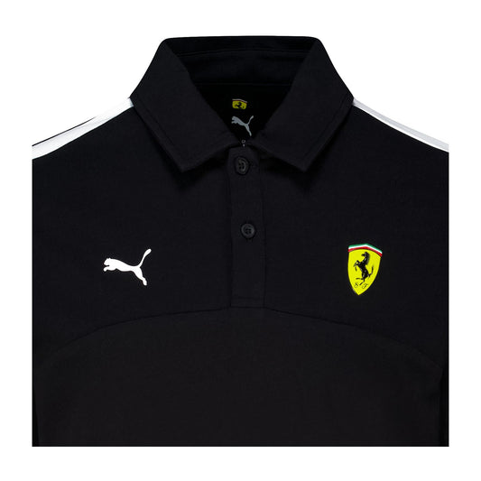 Scuderia Ferrari F1 Shield Polo Shirt Black