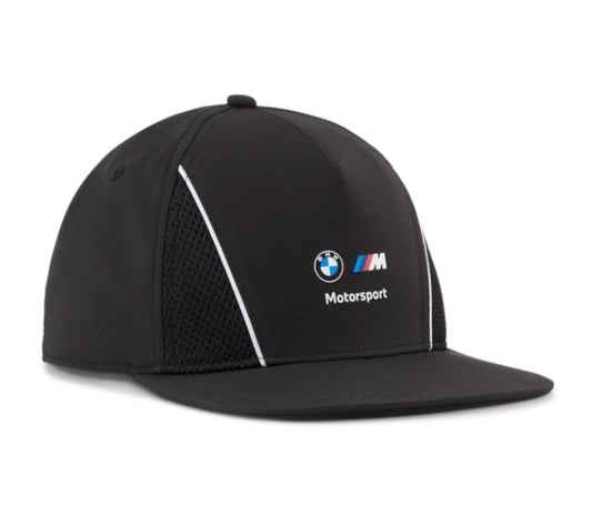 Puma BMW M Motorsport Flat Brim Hat Black