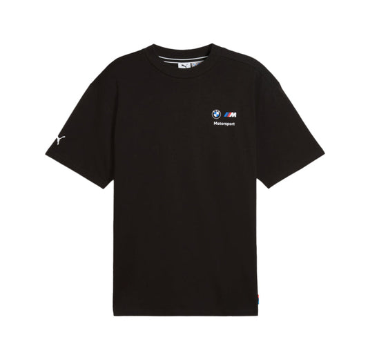 BMW M Motorsport Stacked Logo Tee Black