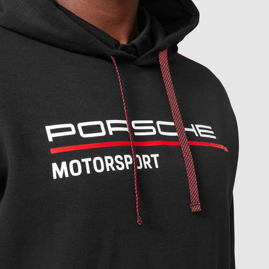 Porsche Motorsport Logo Hoodie Black