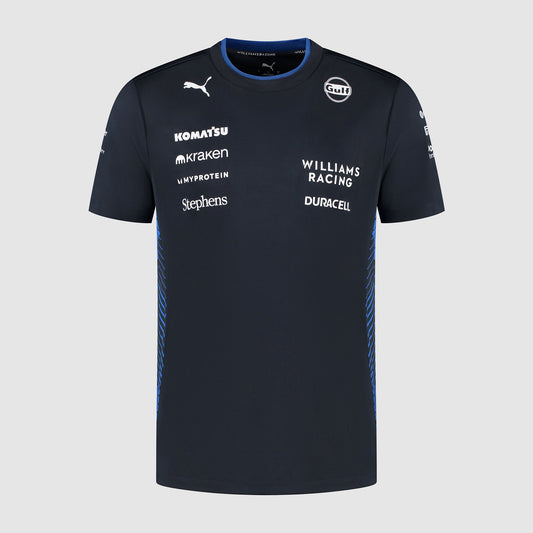 Williams Racing F1 Team Tee Shirt 2025 Navy