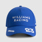 Williams Racing F1 Alex Albon #23 Hat 2025 Blue