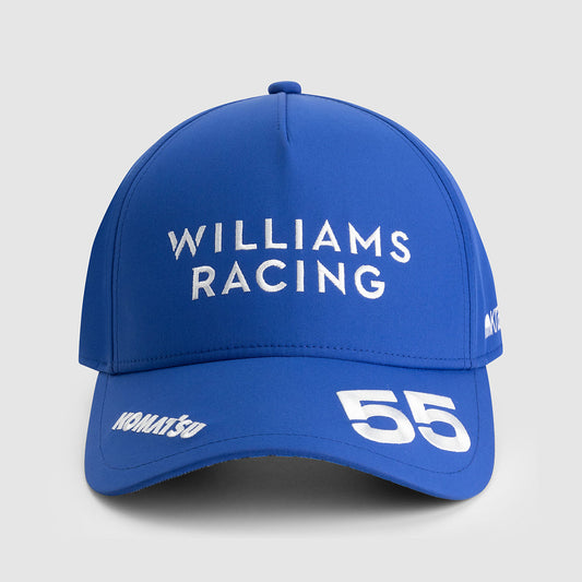 Williams Racing F1 Carlos Sainz #55 Hat 2025 Blue