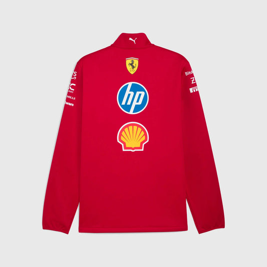 Scuderia Ferrari F1 Replica Team Softshell Jacket 2025 Red