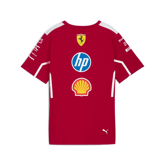 Scuderia Ferrari F1 Replica Team Tee 2025 Red