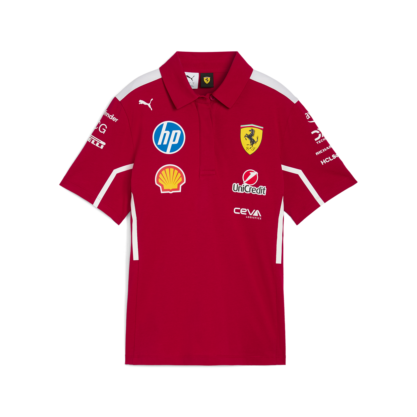 Scuderia Ferrari F1 Team Polo Shirt 2025 Red