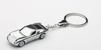 Lamborghini Miura Keychain Chrome