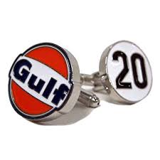 Gulf Le Mans Racing Logo Cufflinks