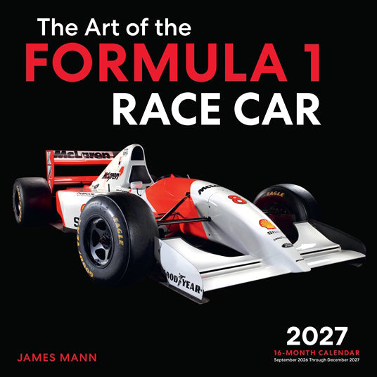 2027 Art of the Formula 1 Racecar Wall Calendar