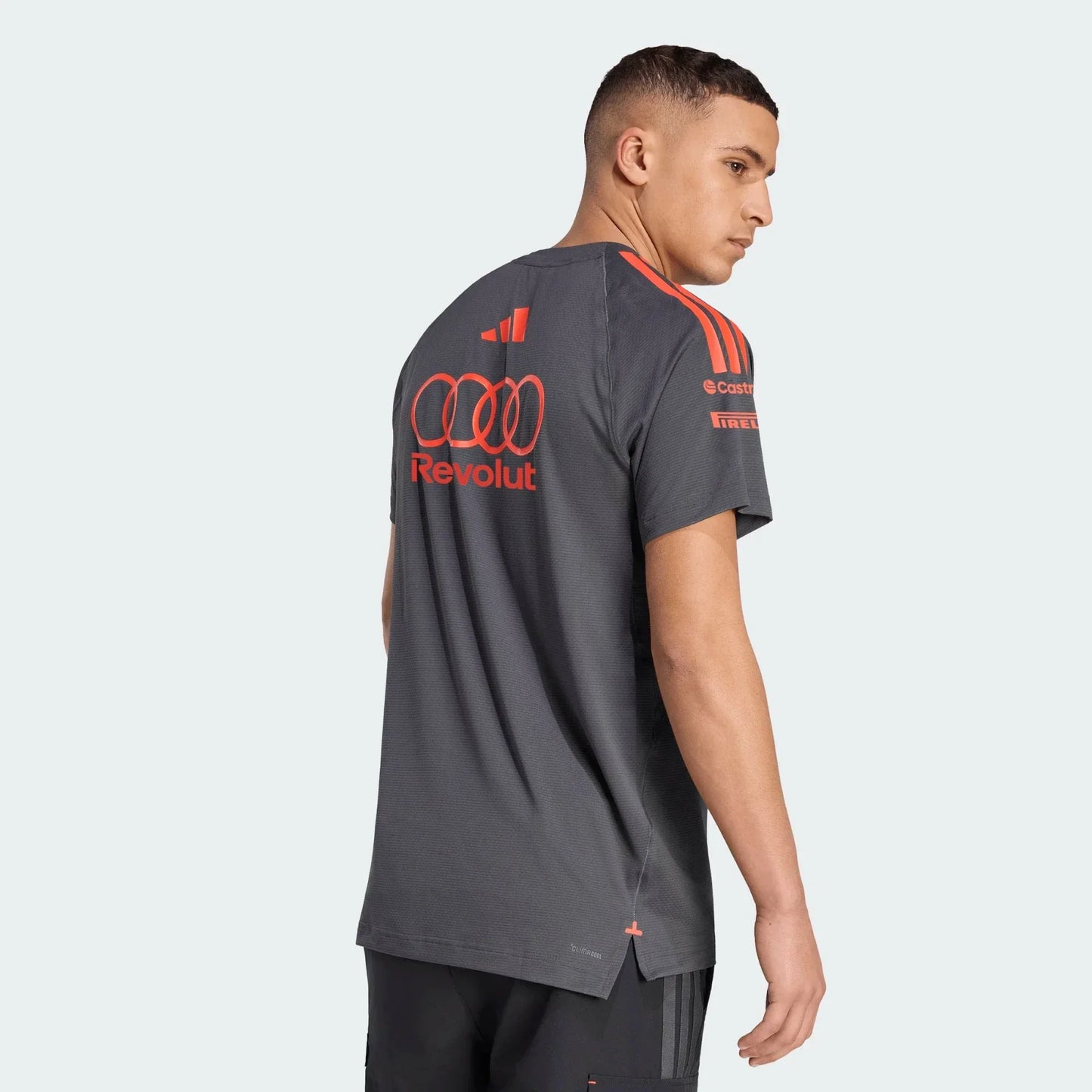 Audi F1 Team Mechanics Tee Shirt Gray