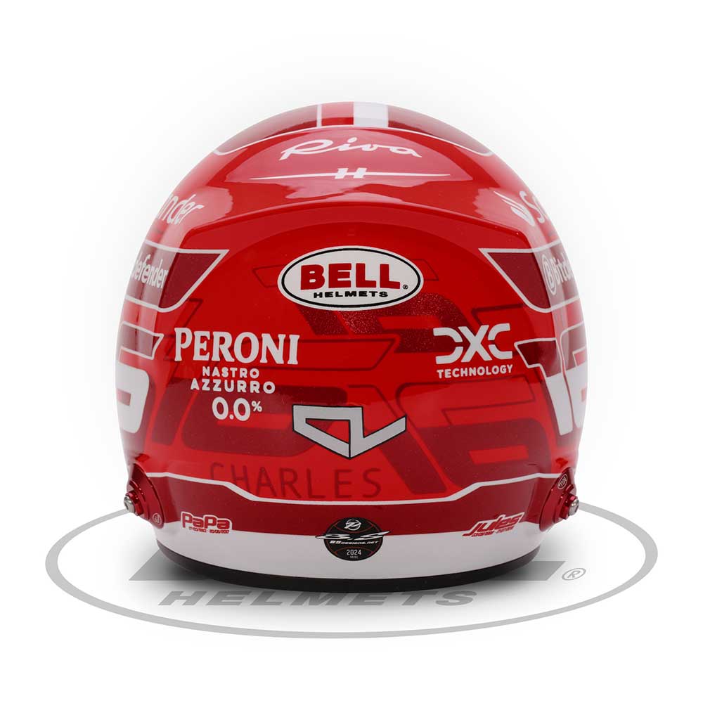 2024 Scuderia Ferrari Charles LeClerc 1:2 Scale Helmet Red