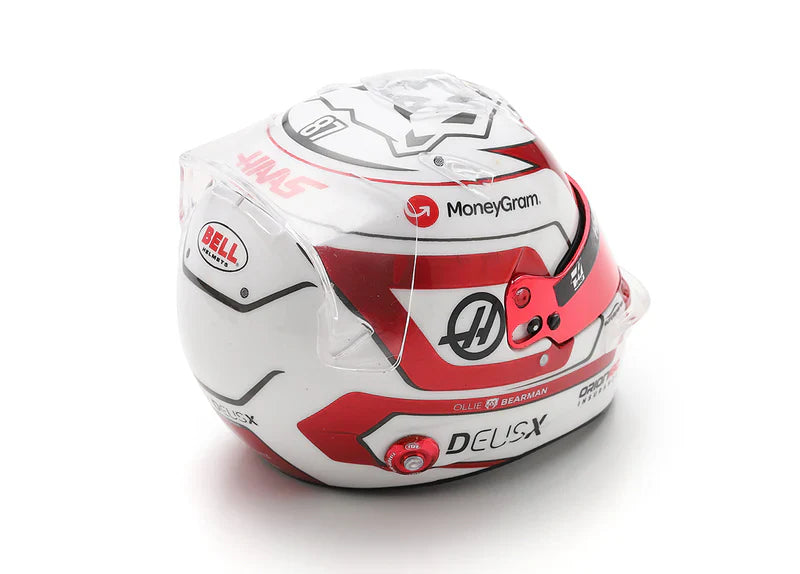 2025 MoneyGram Haas F1 Ollie Berman Monaco GP 1:5th Scale Helmet