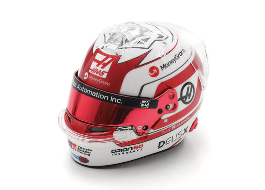 2025 MoneyGram Haas F1 Ollie Berman Monaco GP 1:5th Scale Helmet