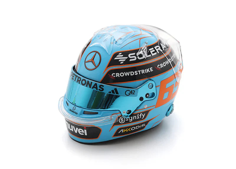 2025 Mercedes AMG F1 George Russell British GP 1:5th Scale Helmet