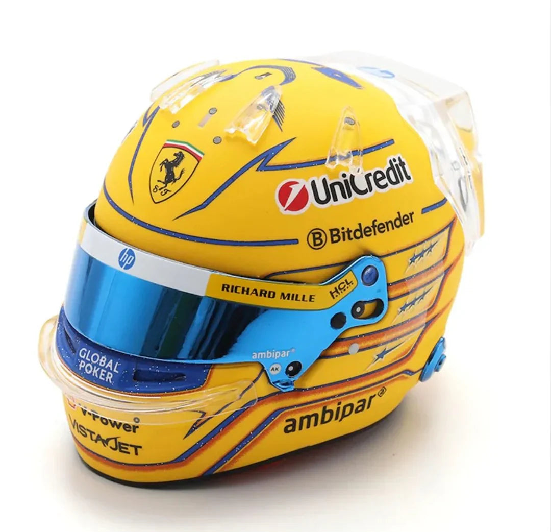 2025 Scuderia Ferrari HP Lewis Hamilton Miami GP 1:5th Scale Helmet