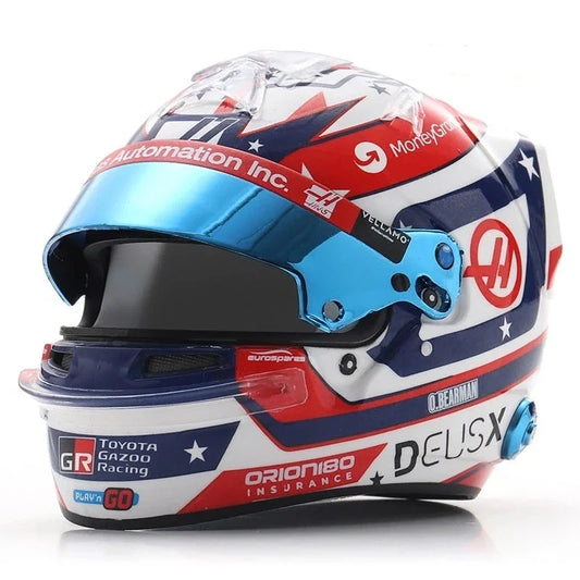 2025 MoneyGram Haas F1 Ollie Bearman USGP 1:5th Scale Helmet
