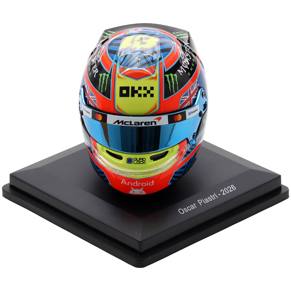 1:5th McLaren Racing F1 Oscar Piastri 2026 Mini Helmet