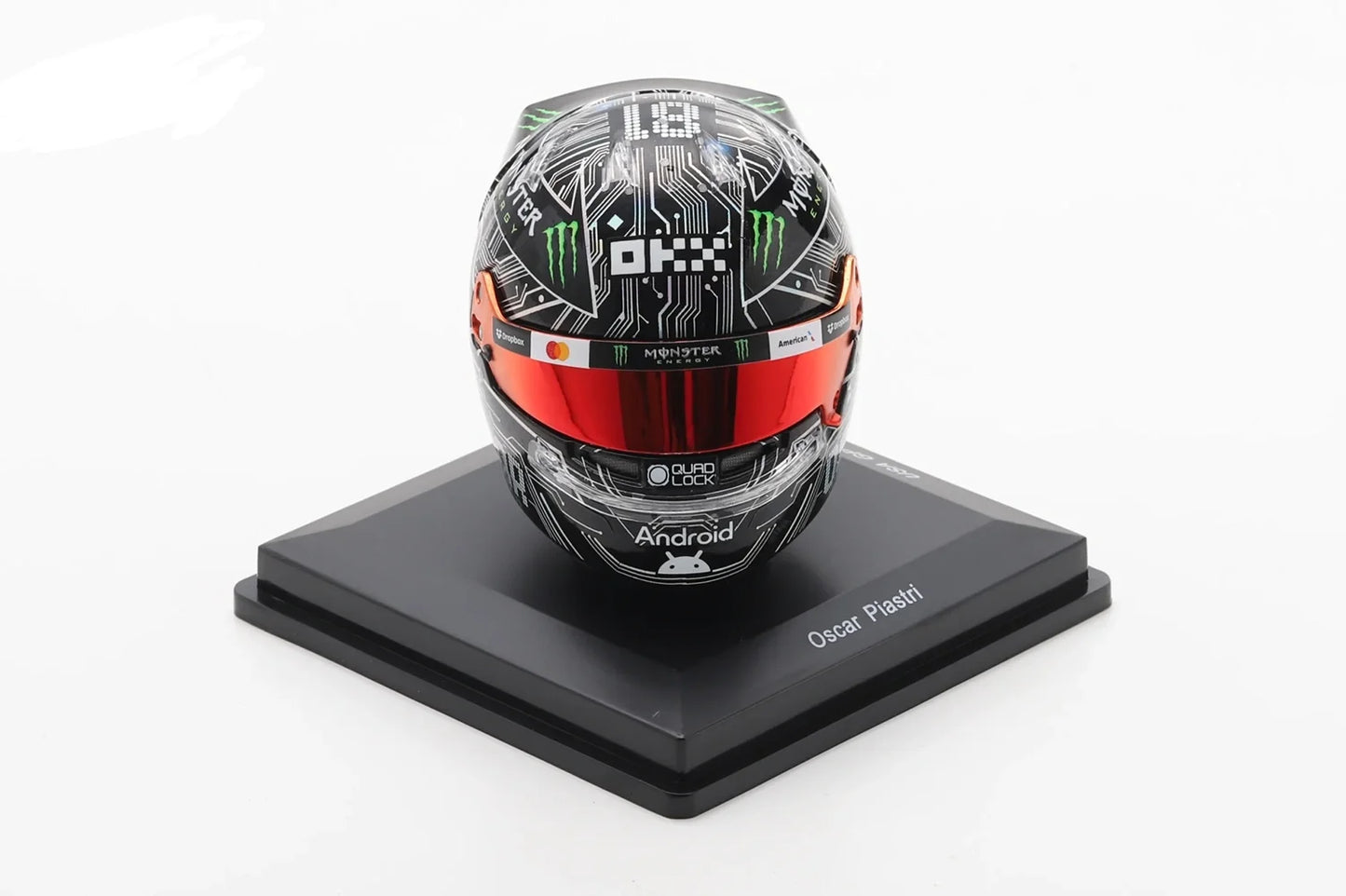 1:5th McLaren Racing F1 Oscar Piastri USGP 2025 Mini Helmet