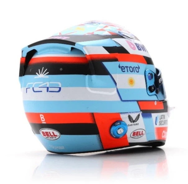 1:5th Scale BWT Alpine F1 Franco Colapinto 2026 Mini Helmet