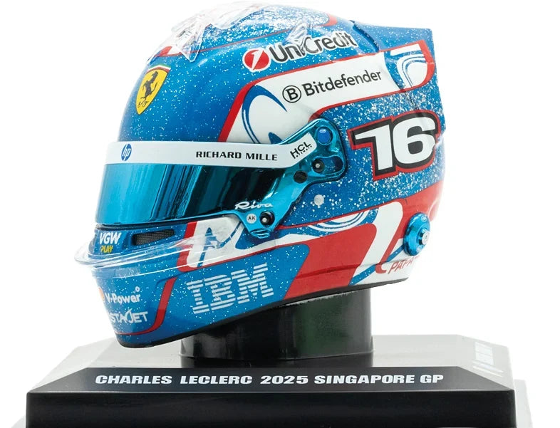 2025 Scuderia Ferrari Charles LeClerc Singapore GP 1:5th Scale Helmet