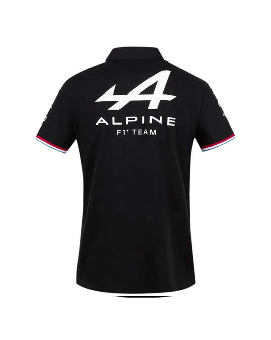 Alpine F1 Racing Black Team Polo Shirt