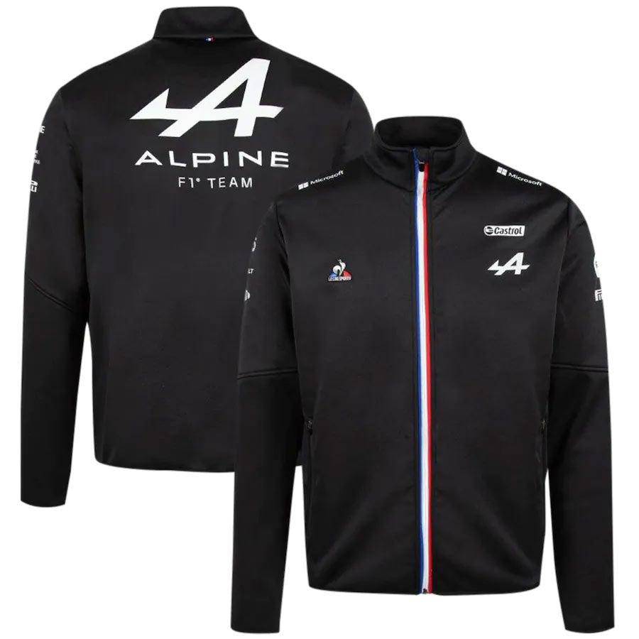 Alpine F1 Racing Black Team Softshell Jacket