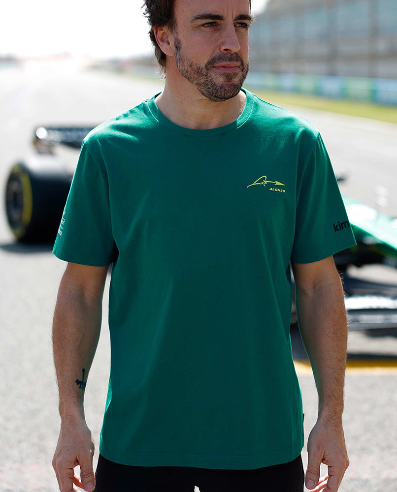 Kimoa Alonso x AMF1 Lifestyle Tee Shirt Green