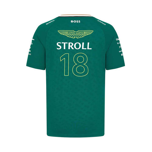 Aston Martin F1 2024 Lance Stroll Team Tee Green