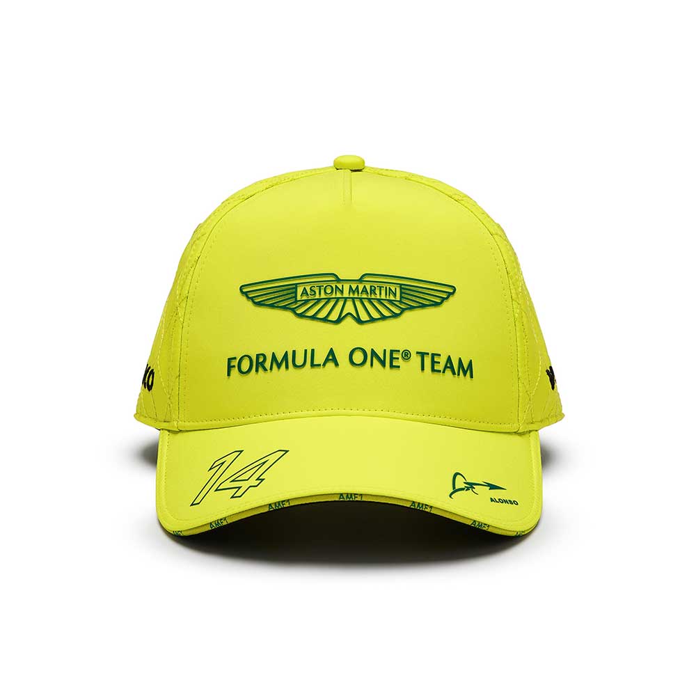 Aston Martin F1 Fernando Alonso Driver Hat 2024 Lime