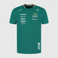 Aston Martin F1 Replica Stroll #18 Tee Shirt 2025 Green