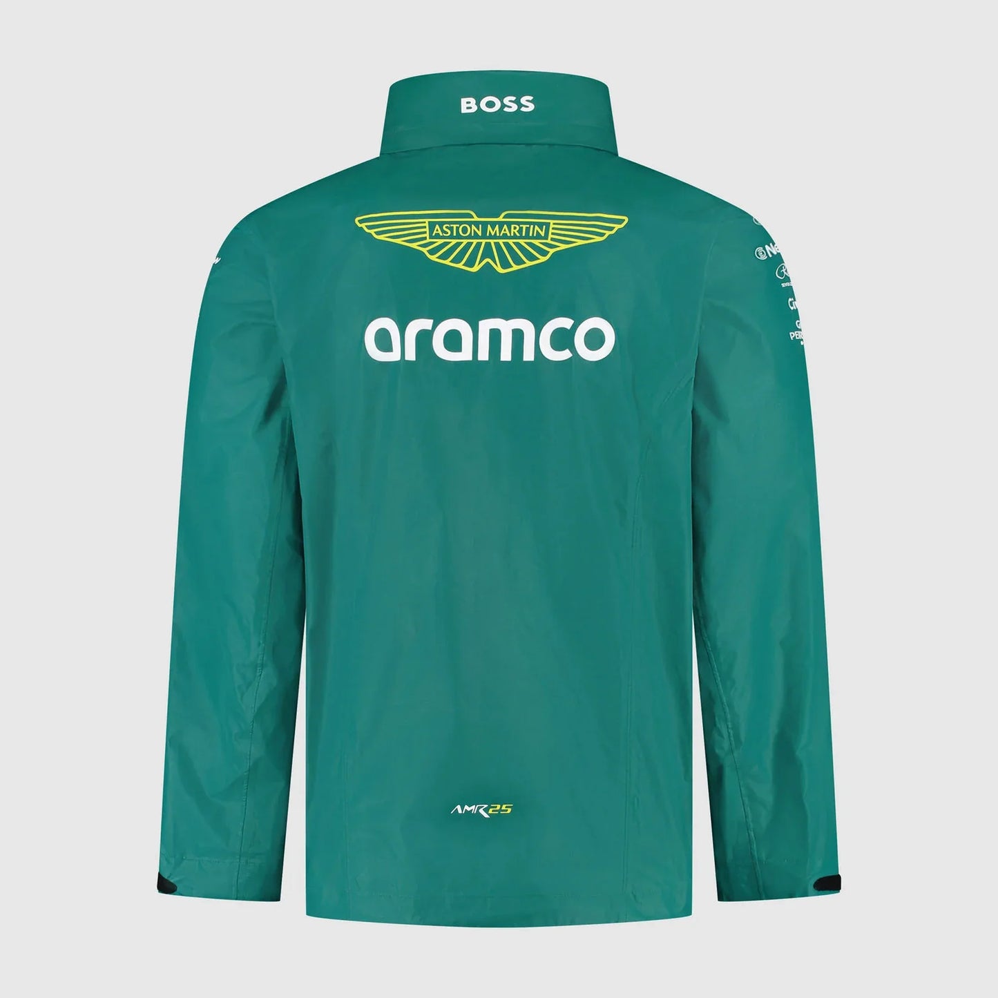 Aston Martin F1 Replica Team Rain Jacket 2025 Green