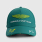 Aston Martin F1 Fernando Alonso #14 Hat 2025 Green