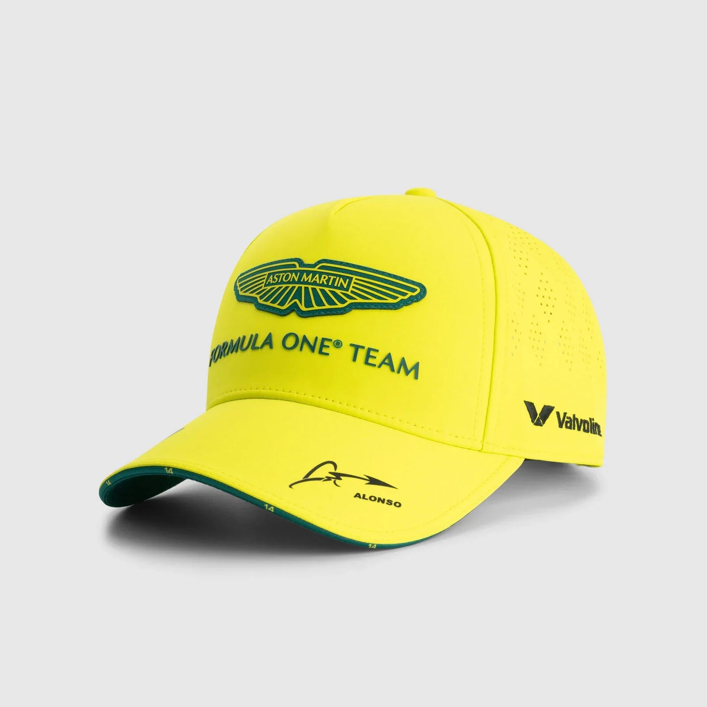 Aston Martin F1 Fernando Alonso #14 Hat 2025 Lime