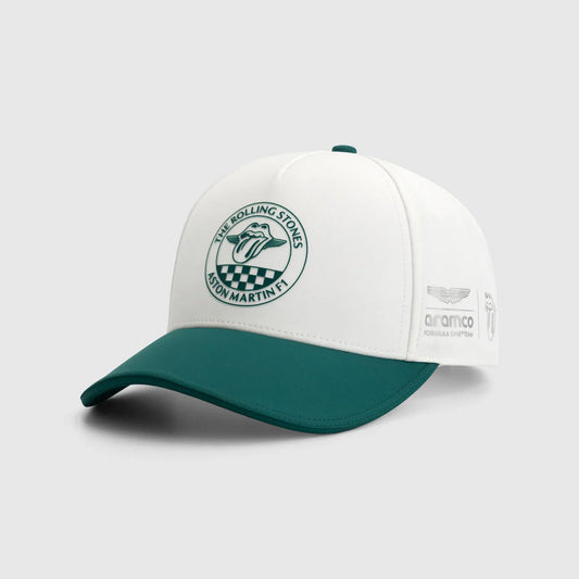 Aston Martin F1 X Rolling Stones Team Hat White