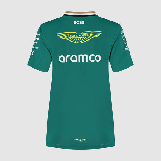 Aston Martin F1 Ladies Team Tee Shirt 2025 Green