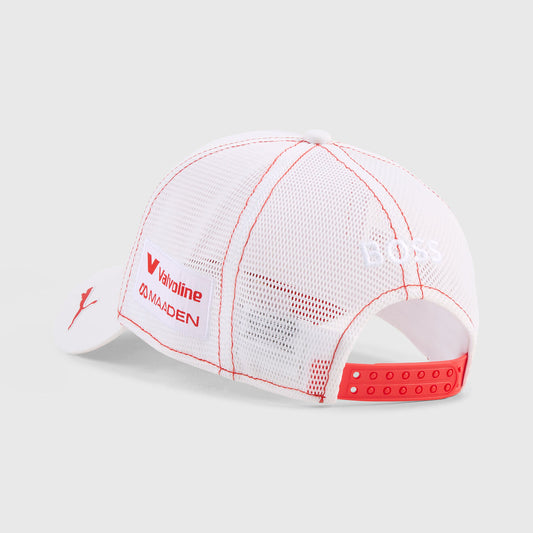 Aston Martin F1 Lance Stroll #18 Canada GP Trucker Hat 2026 White