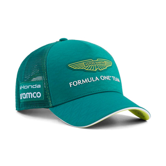 Aston Martin F1 Lance Stroll #18 Trucker Hat 2026 Green