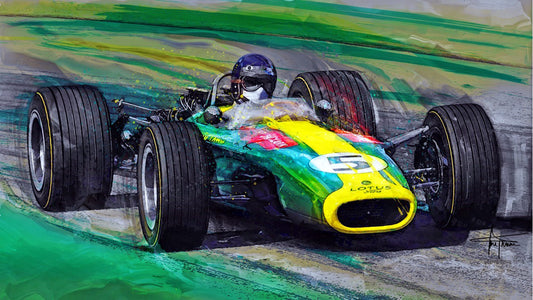 Lotus 49 Jim Clark World Champ 1967 Canvas Print