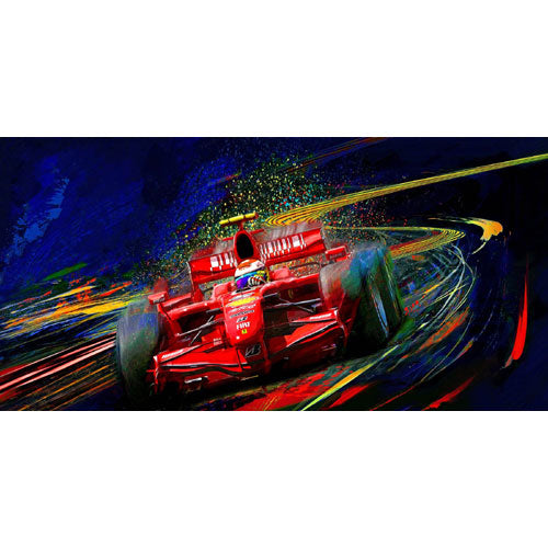 Red Kickin it with Kimi Canvas Print