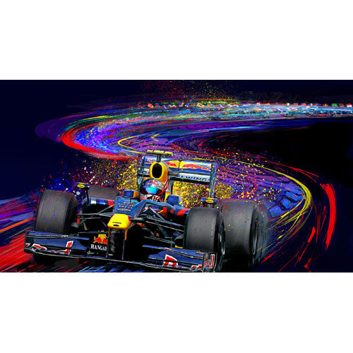 Singapore Sling Sebastian Vettel Canvas Print