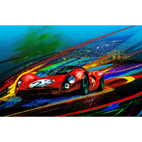 The Ghost of Enzo 330 P4 Canvas Print