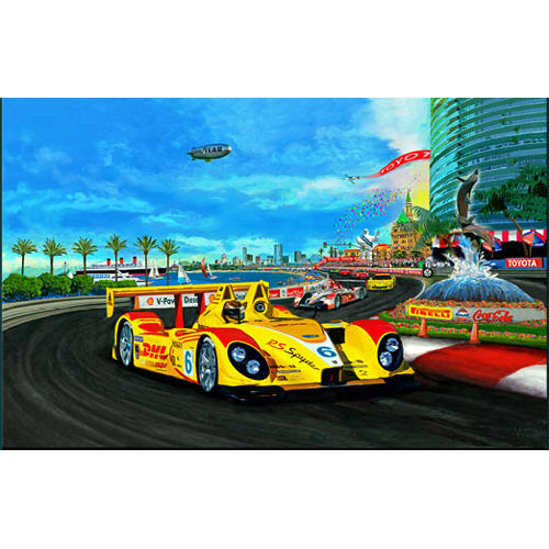 Street Racing ALMS Canvas Print