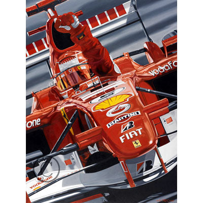 Michael Schumacher Farewell Lithograph