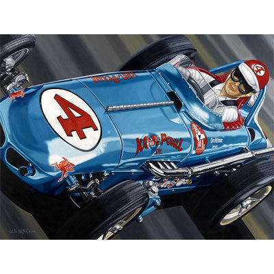 Jim Rathmann Indy USA Signed Lithograph