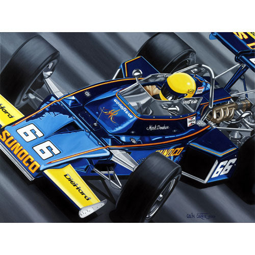 Mark Donohue Penske Sunoco Signed Lithograph